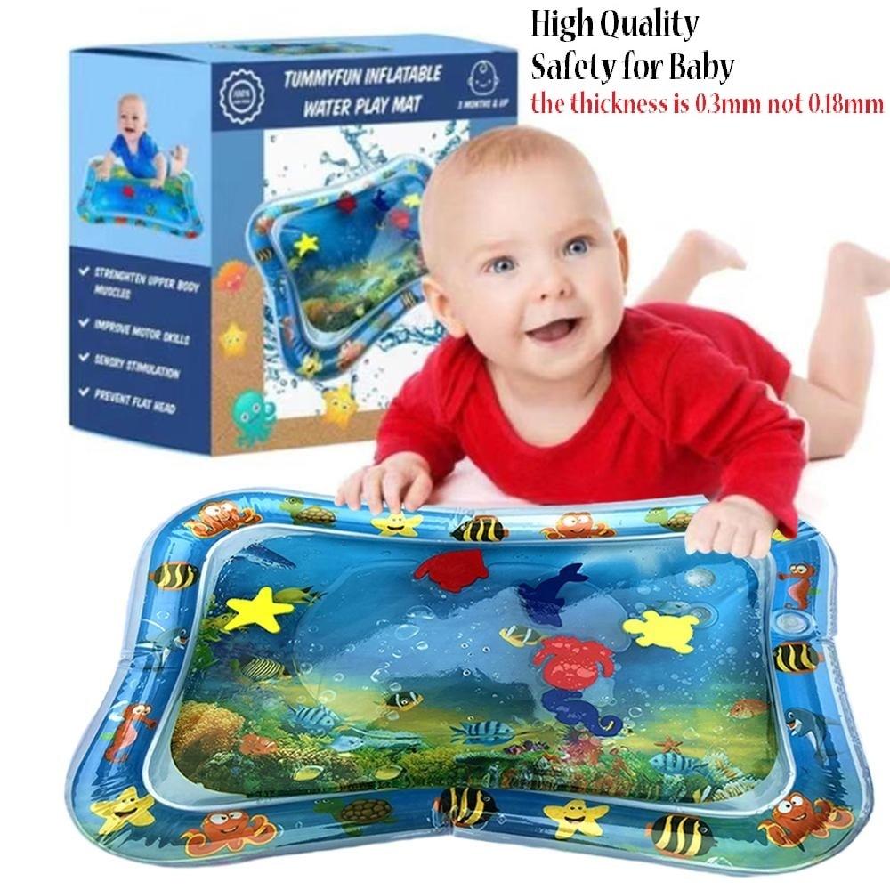 Tummy Time Inflatable Water Mat for Babies