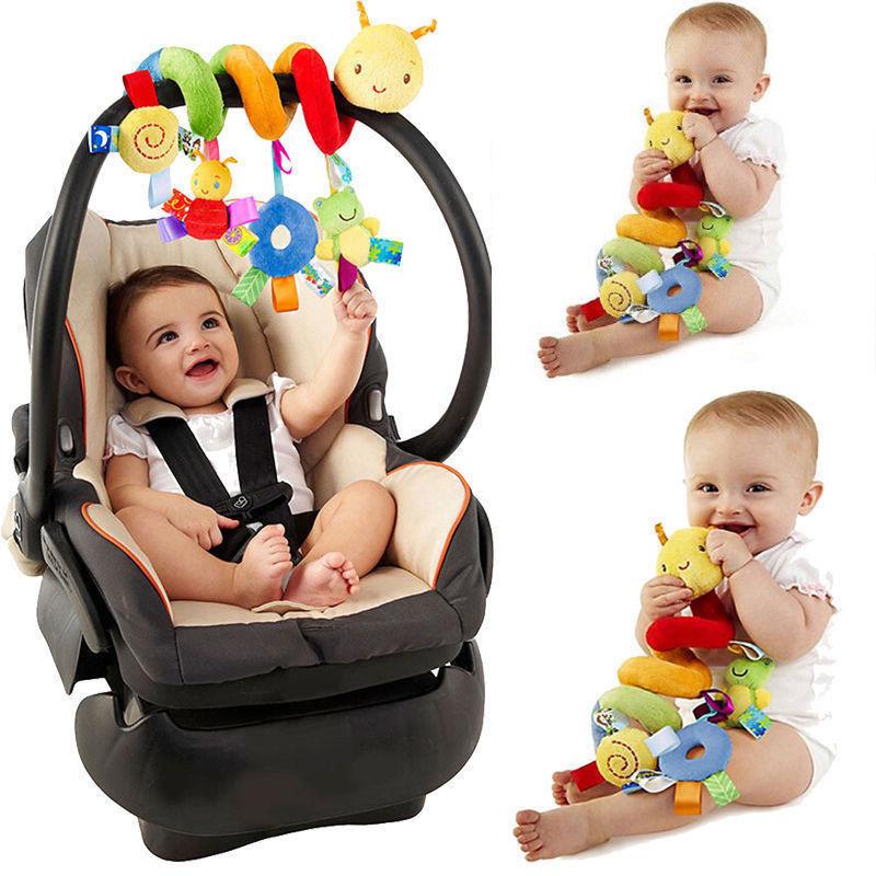 Newest Style Cute Activity Spiral Crib Stroller Car Seat Travel Hanging Toys