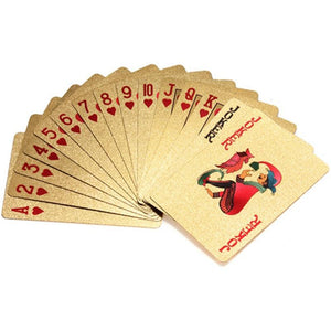 24K GOLD PLATED POKER CARDS