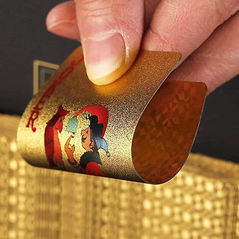 24K GOLD PLATED POKER CARDS